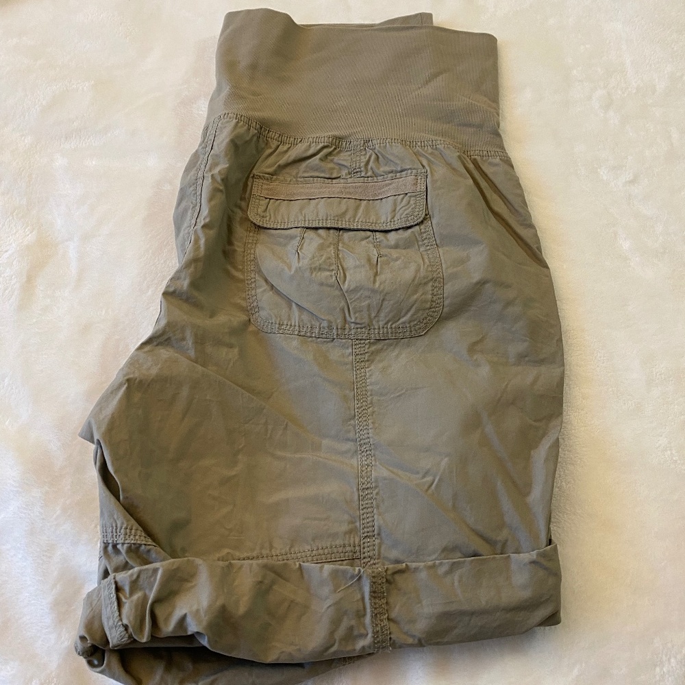 Calvin Klein Performance Women's Woven Rollover-Waist Shorts - Picture 2 of 6